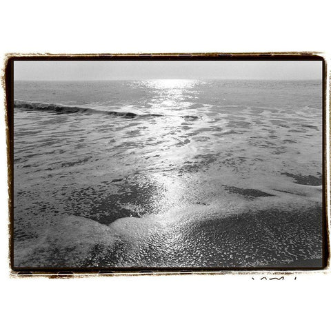 Ocean Sunrise IV Black Modern Wood Framed Art Print by DeNardo, Laura