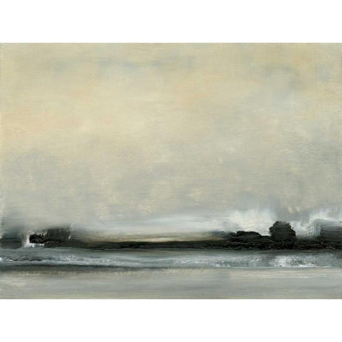 Dusk VI Black Modern Wood Framed Art Print with Double Matting by Gordon, Sharon
