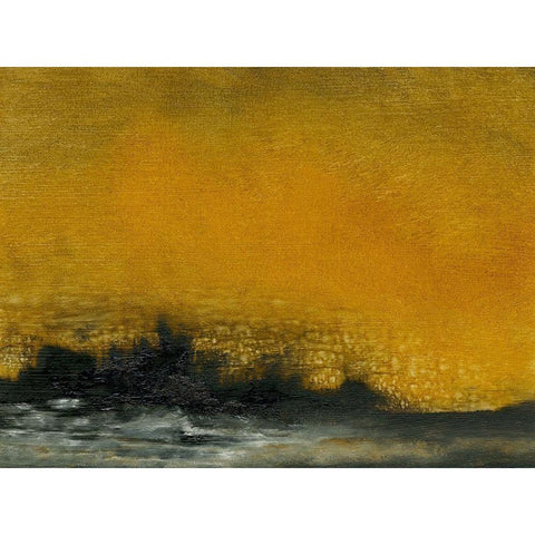 Dusk VII White Modern Wood Framed Art Print by Gordon, Sharon