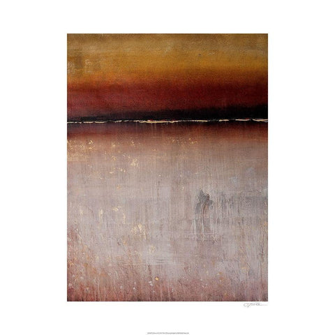 Terrain I White Modern Wood Framed Art Print by OToole, Tim