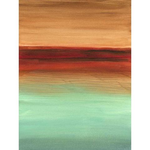 Geologic Sequence II Black Modern Wood Framed Art Print with Double Matting by Harper, Ethan