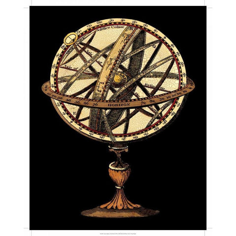 Sphere of the World I Gold Ornate Wood Framed Art Print with Double Matting by Vision Studio