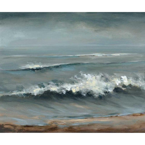 Breaking Away Black Modern Wood Framed Art Print with Double Matting by Long, Christina