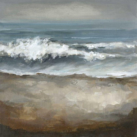 Once in a While White Modern Wood Framed Art Print by Long, Christina