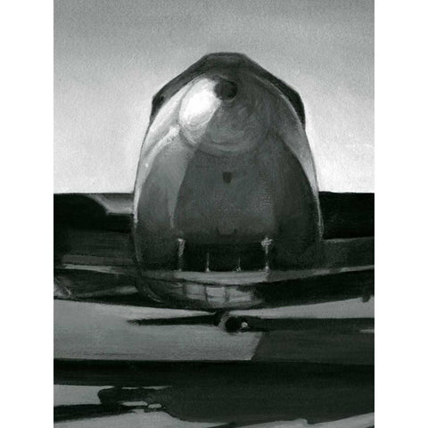 Vintage Flight II White Modern Wood Framed Art Print by Harper, Ethan