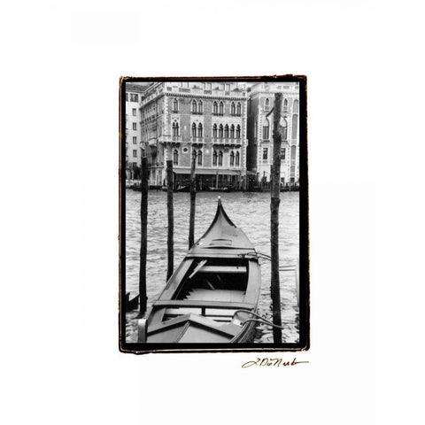 Waterways of Venice III White Modern Wood Framed Art Print by DeNardo, Laura