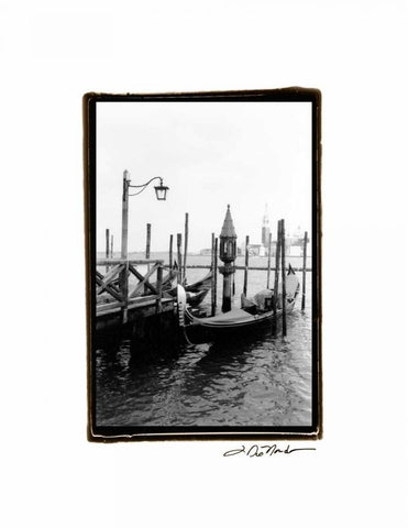 Waterways of Venice IV White Modern Wood Framed Art Print with Double Matting by DeNardo, Laura