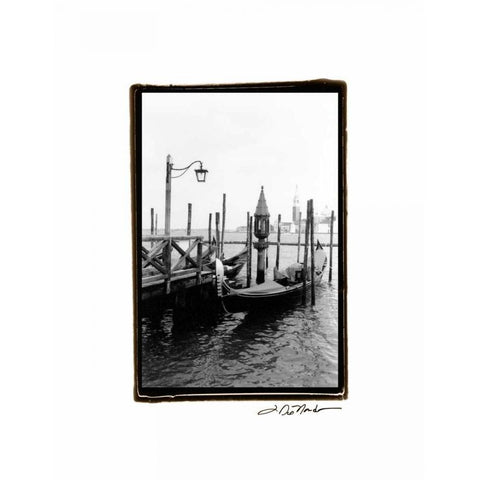 Waterways of Venice IV Gold Ornate Wood Framed Art Print with Double Matting by DeNardo, Laura