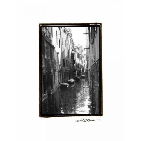 Waterways of Venice VII Black Modern Wood Framed Art Print by DeNardo, Laura
