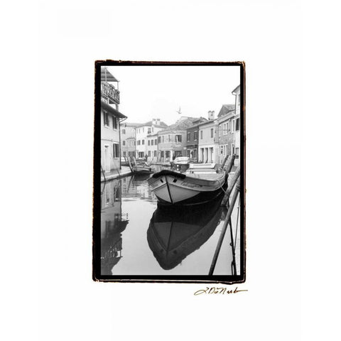 Waterways of Venice VIII White Modern Wood Framed Art Print by DeNardo, Laura