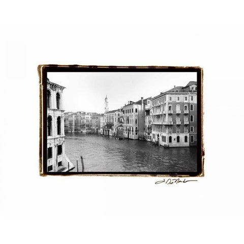 Waterways of Venice XII Black Modern Wood Framed Art Print by DeNardo, Laura