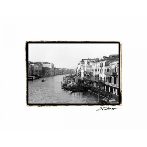 Waterways of Venice XIII Gold Ornate Wood Framed Art Print with Double Matting by DeNardo, Laura