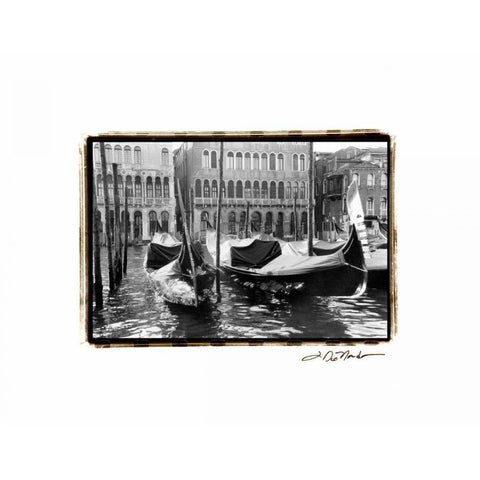 Waterways of Venice XIV Black Modern Wood Framed Art Print by DeNardo, Laura
