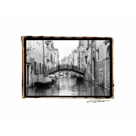 Waterways of Venice XVII Gold Ornate Wood Framed Art Print with Double Matting by DeNardo, Laura