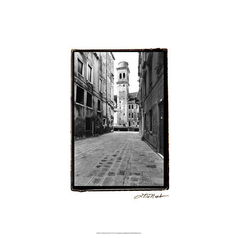 A Venetian Stroll VI White Modern Wood Framed Art Print by DeNardo, Laura