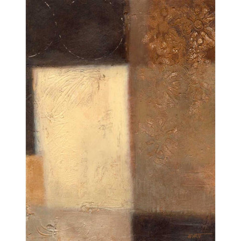 Ivory and Onyx II Black Modern Wood Framed Art Print by Wyatt Jr., Norman