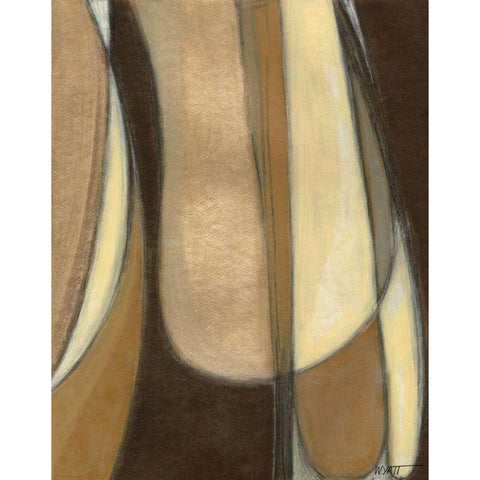 Voyage I White Modern Wood Framed Art Print by Wyatt Jr., Norman