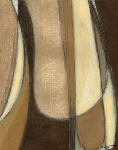 Voyage I Black Ornate Wood Framed Art Print with Double Matting by Wyatt Jr., Norman