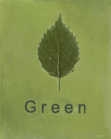 Going Green II Black Ornate Wood Framed Art Print with Double Matting by Wyatt Jr., Norman