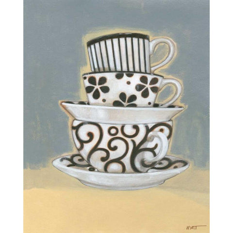 The Last Drop I Black Modern Wood Framed Art Print with Double Matting by Wyatt Jr., Norman