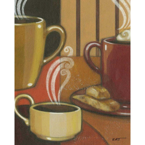 Another Cup III Gold Ornate Wood Framed Art Print with Double Matting by Wyatt Jr., Norman