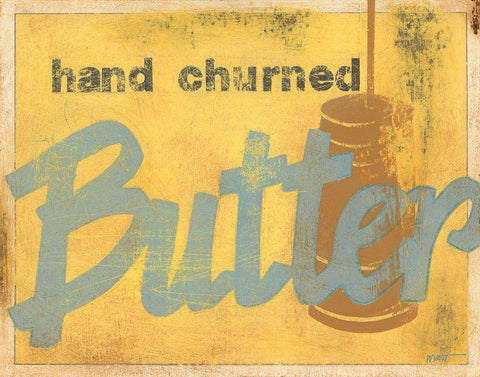 Butter Black Ornate Wood Framed Art Print with Double Matting by Wyatt Jr., Norman