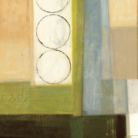 Earth Day II Gold Ornate Wood Framed Art Print with Double Matting by Wyatt Jr., Norman