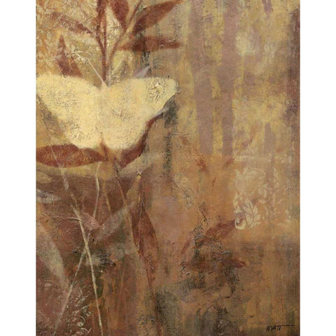 Copper Meadows I Black Modern Wood Framed Art Print by Wyatt Jr., Norman