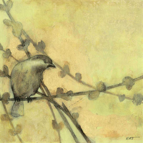 Solitude I Gold Ornate Wood Framed Art Print with Double Matting by Wyatt Jr., Norman