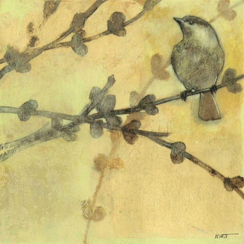 Solitude II Black Ornate Wood Framed Art Print with Double Matting by Wyatt Jr., Norman