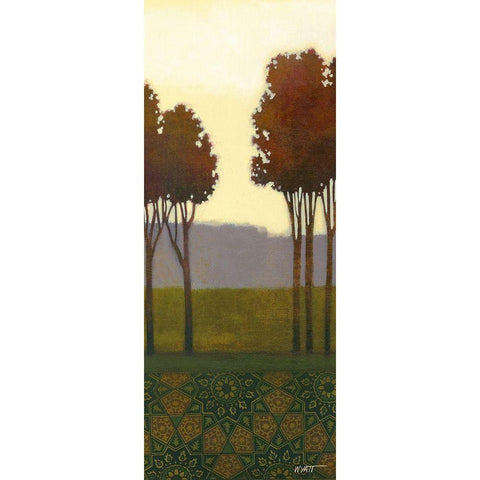 Dreamers Grove I White Modern Wood Framed Art Print by Wyatt Jr., Norman