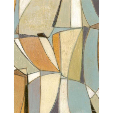 Structure II Gold Ornate Wood Framed Art Print with Double Matting by Wyatt Jr., Norman