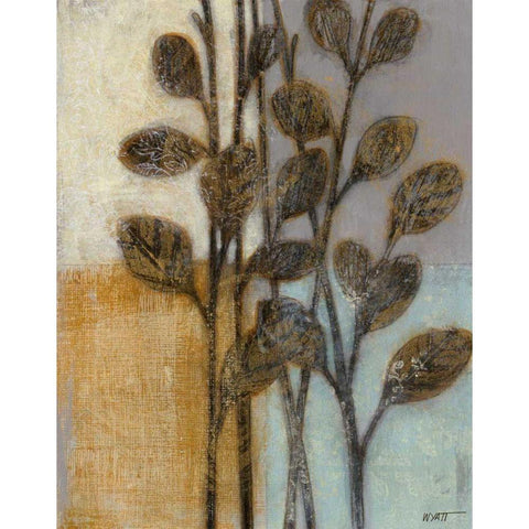 Essential I White Modern Wood Framed Art Print by Wyatt Jr., Norman