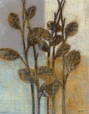 Essential II White Modern Wood Framed Art Print with Double Matting by Wyatt Jr., Norman