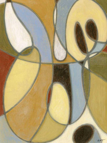 Change of Plans I White Modern Wood Framed Art Print with Double Matting by Wyatt Jr., Norman