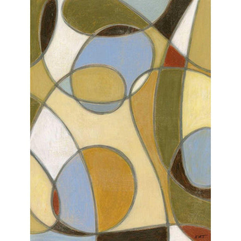 Change of Plans II Black Modern Wood Framed Art Print with Double Matting by Wyatt Jr., Norman