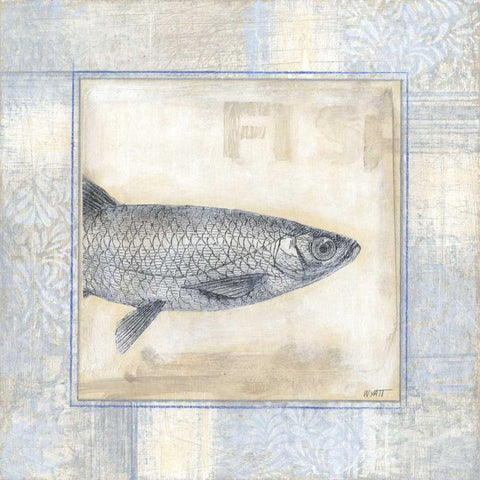 Driftwood Memories I Gold Ornate Wood Framed Art Print with Double Matting by Wyatt Jr., Norman