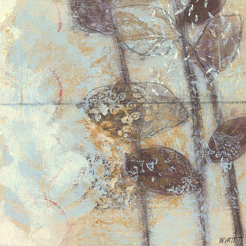 Replenish III White Modern Wood Framed Art Print by Wyatt Jr., Norman