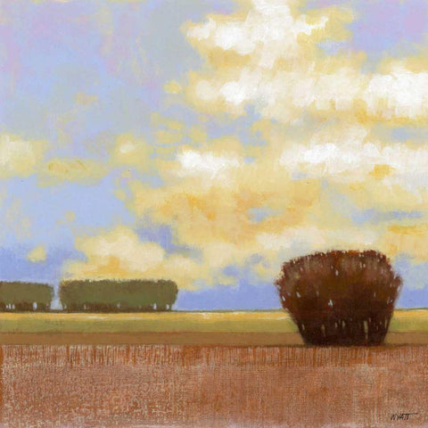 Perfect Day I Black Modern Wood Framed Art Print with Double Matting by Wyatt Jr., Norman