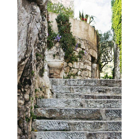 Cobbled Walkway III Black Modern Wood Framed Art Print by Perry, Rachel