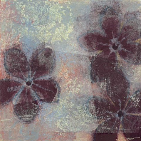 Mauve Resonance II Gold Ornate Wood Framed Art Print with Double Matting by Wyatt Jr., Norman