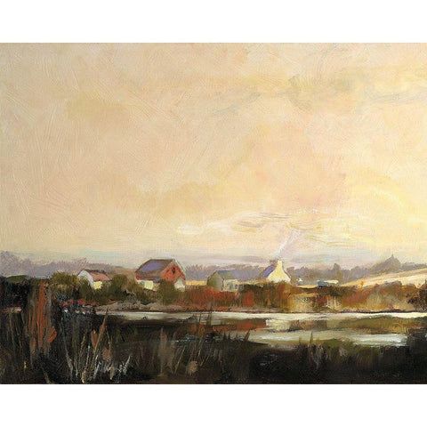 Flemish Winter III Black Modern Wood Framed Art Print with Double Matting by Rutledge, Silvia