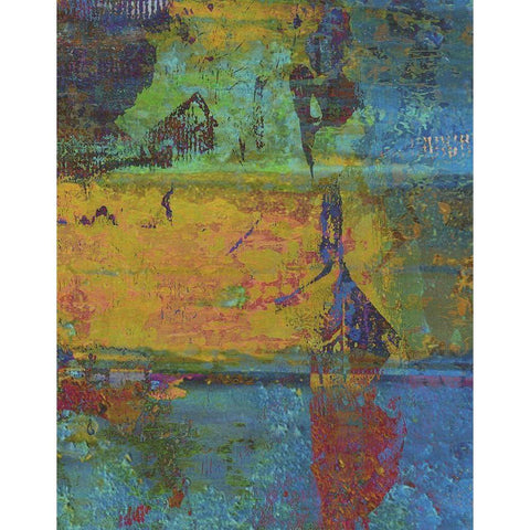 Golden Light II White Modern Wood Framed Art Print by Mountain Ricki