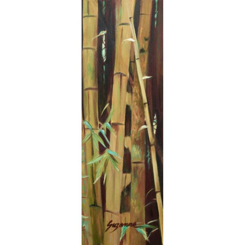 Bamboo Finale II Black Modern Wood Framed Art Print by Wilkins, Suzanne