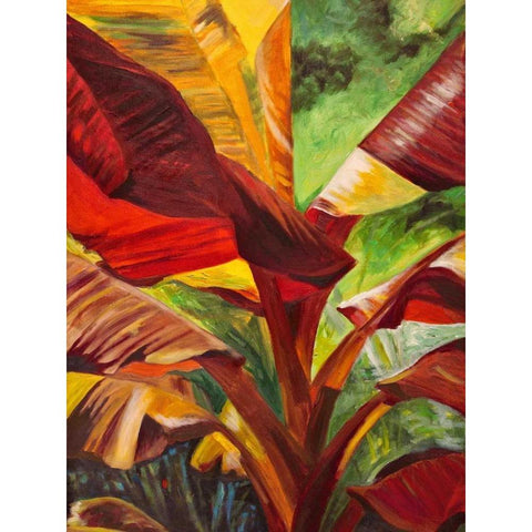 Banana Duo I Gold Ornate Wood Framed Art Print with Double Matting by Wilkins, Suzanne