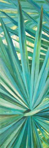 Fan Palm I Black Ornate Wood Framed Art Print with Double Matting by Wilkins, Suzanne