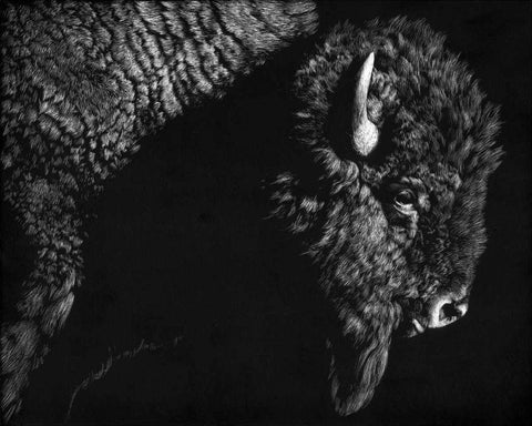 Enduring II Black Ornate Wood Framed Art Print with Double Matting by Chapman, Julie T.