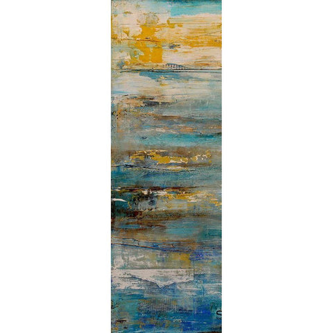 Beyond the Sea I White Modern Wood Framed Art Print by Ashley, Erin