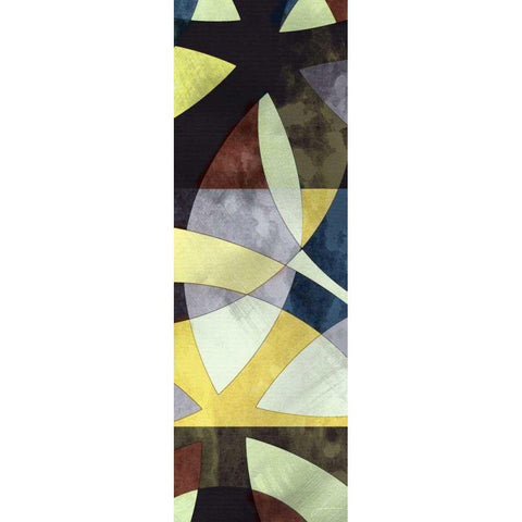 Elliptic Path I Black Modern Wood Framed Art Print by Burghardt, James