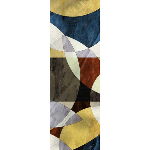 Elliptic Path II Black Modern Wood Framed Art Print by Burghardt, James